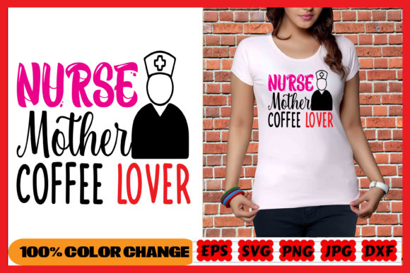 A Coffee-Loving Nurse Design for Embroidery Projects
