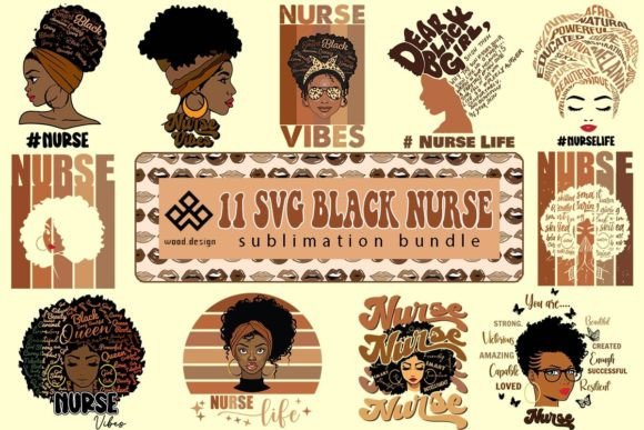 A Designer's Review of the Black Nurse SVG Bundle