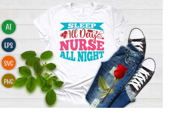 A Designer's Take on the 'Sleep All Day Nurse All Night' Embroidery File