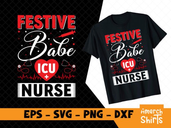 A Festive & Friendly ICU Nurse Embroidery Design for Real Projects