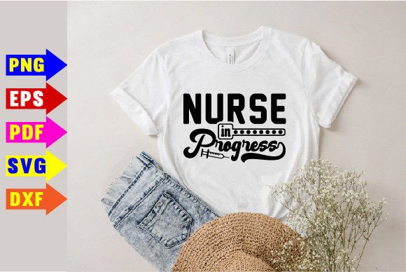 Nurse in Progress SVG: A Retro Charmer for Stitched Projects
