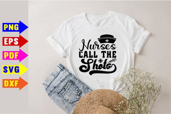 Nurses Call the Shots: A Bold Retro Embroidery Design
